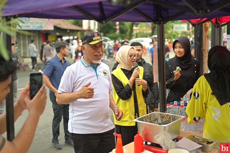 Akomodir Kebutuhan UMKM, Areal Car Free Day Sumbar Diperluas