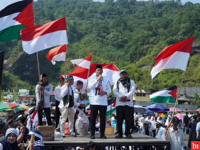 Aksi Damai Bela Palestina Berhasil Kumpulkan Donasi Rp296.981.000