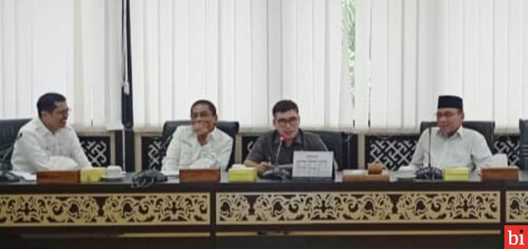 Alirman Sori Berkunjung ke DPRD Sumbar, Inventarisasi Pelaksanaan RUU Pemerintah Daerah