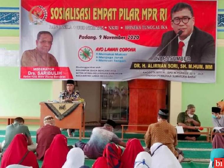 Alirman Sori Sebut Pancasila Sebagai Dasar Negara Sudah Final Tak Bisa Diutak Atik