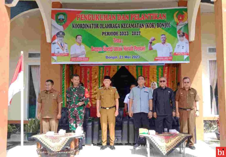 Anggota DPRD Pasaman Hendri Apresiasi KONI Pasaman Lantik KOK Bonjol