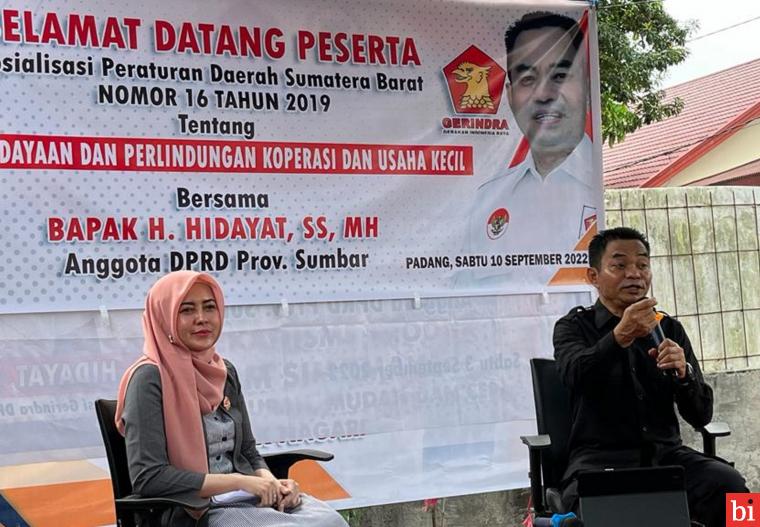 Anggota DPRD Sumbar Hidayat Ingin Pedagang Kecil Wajib Bebas dari Jeratan Rentenir