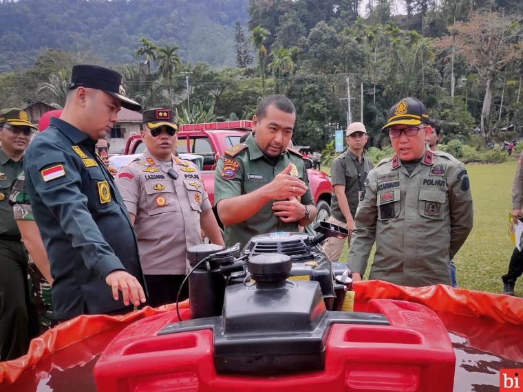 Antisipasi Kebakaran Hutan dan Lahan, Wagub Pimpin Apel Satgas Dalkarhutla Sumbar