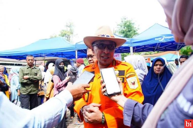 Antisipasi Lonjakan Harga pangan  Pemkab Tanah Datar Gelar Pasar Murah