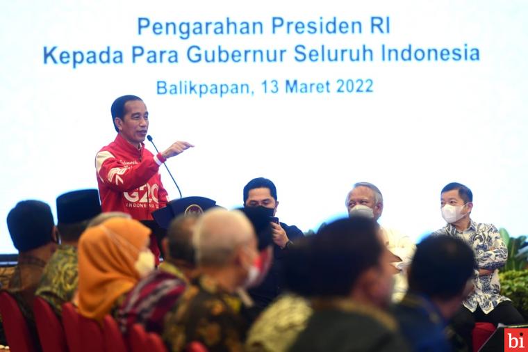 Arahan Presiden Jokowi kepada Para Gubernur se-Indonesia