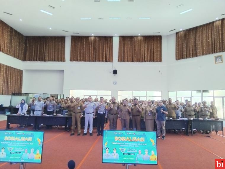 ASN Pemko Padang Diimbau Bayar Pajak Kendaraan Lewat Aplikasi Signal