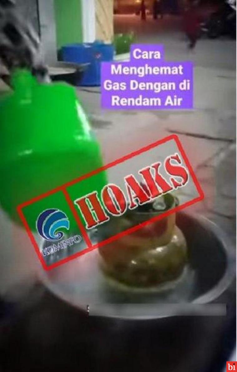 Awas Hoaks! LPG 3 Kg Jadi Awet Jika Direndam Air