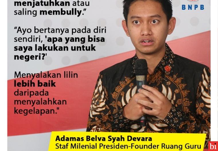 Ayo, Kaum Milenial Punya Peran Cegah dan Lakukan Kesiapsiagaan Covid--19