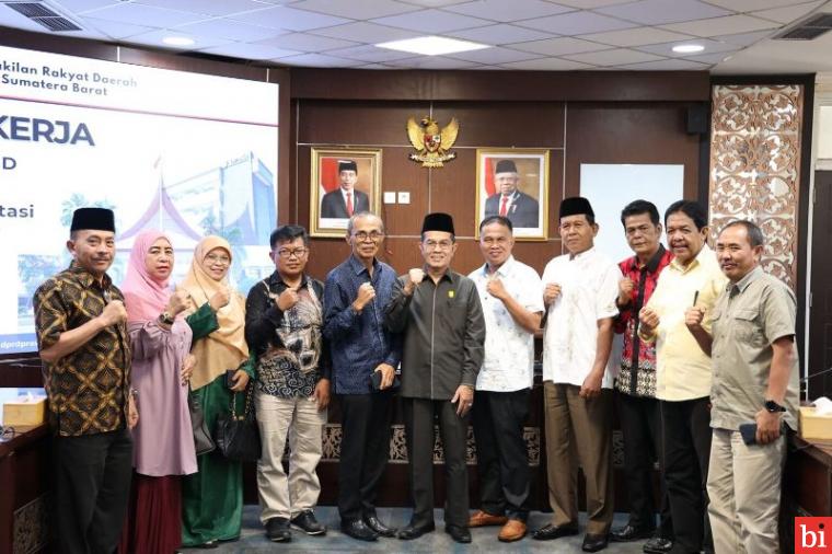 Bamus DPRD Kabupaten Agam Belajar ke DPRD Sumbar