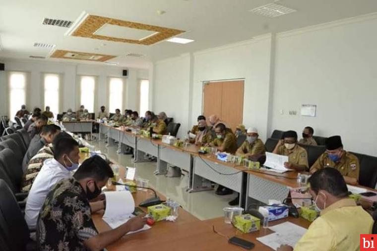 Banggar DPRD Dharmasraya Gelar Rapat Terkait Alokasi Penggunaan Anggaran Dampak Covid-19