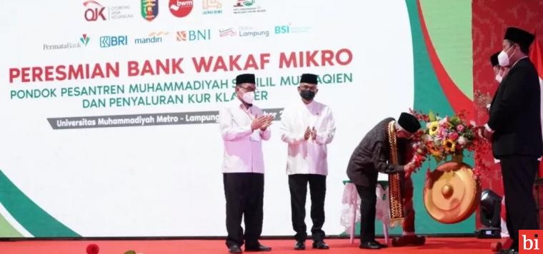 Bank Wakaf Mikro Pengungkit Pertumbuhan Ekonomi Masyarakat