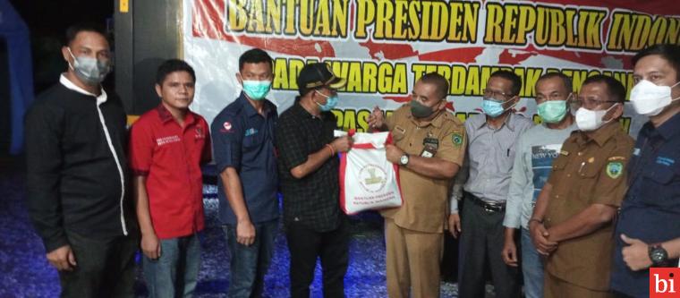 Bantuan untuk Korban Bencana Pasaman dari Presiden Sampai di Posko Bencana Ladang Panjang