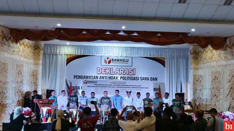 Bawaslu Sumbar Tegaskan Netralitas ASN dan Tolak Politisasi SARA di Pilgub 2024