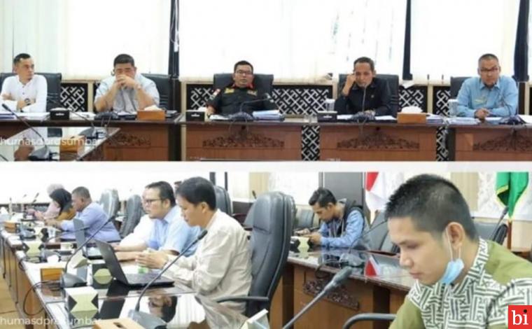 Bersama Mitra Kerja, Komisi II DPRD Sumbar Rapat Kerja Bahas RAPBD Tahun 2024