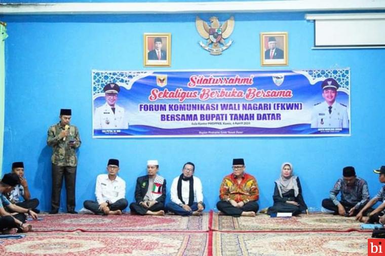 Bersilaturahmi Bersama FKWN, Bupati Eka Putra: Nagari Tangguh dan Kuat, Pemerintah Juga...