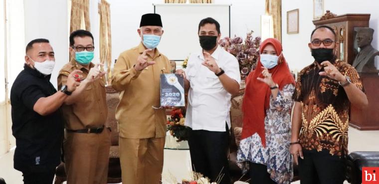 Bertemu dengan Gubernur Sumbar, KI Beberkan Kinerja 2020