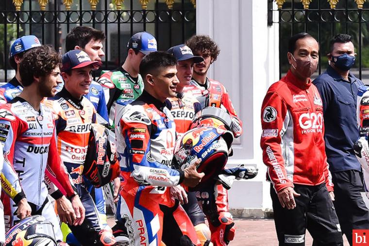 Bertemu Puluhan Pebalap MotoGP, Presiden Bahas Hal Ini