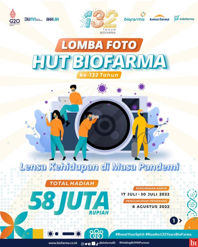 Bio Farma Gelar Lomba Foto Meriahkan Hari Jadi ke-132 Tahun