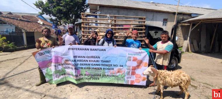 Biofarma Group Salurkan 103 Hewan Kurban ke Berbagai Wilayah di Indonesia