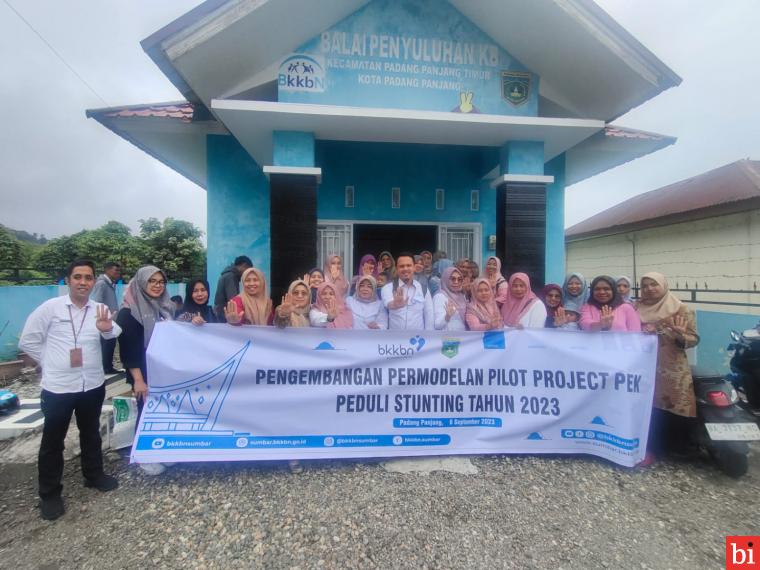 BKKBN Sumbar Gelar Pilot Project PEK Peduli Stunting di Padang Panjang