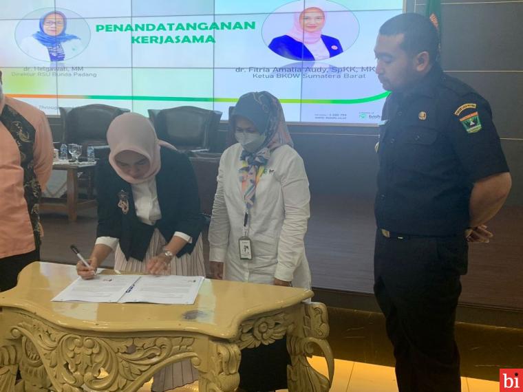 BKOW Sumbar Sepakati Kerjasama Dengan RSU Bunda Padang