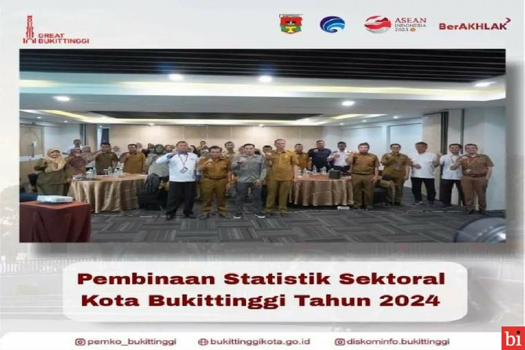 BPS Gelar Pembinaan Statistik Sektoral Kota Bukittinggi Tahun 2024