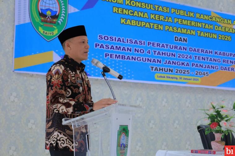 Buka Forum Konsultasi Publik, Bupati Sabar AS : RKPD Butuh Masukan dan Saran Seluruh Pihak