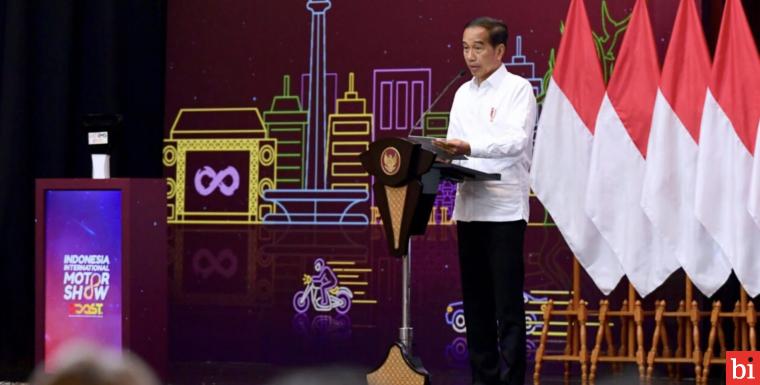 Buka IIMS 2023, Presiden Joko Widodo Dorong Industri Otomotif Berorientasi Ekspor