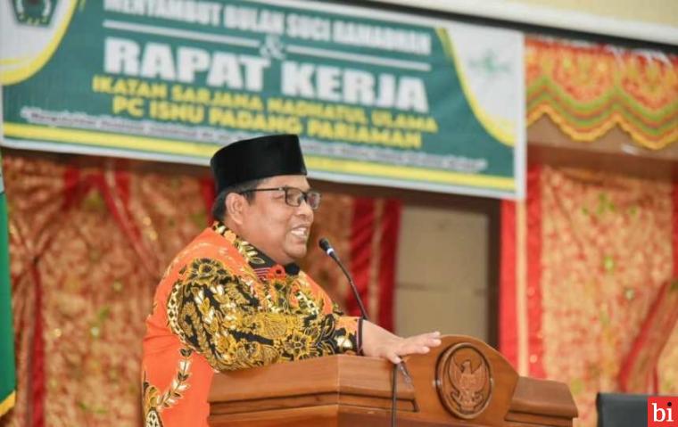 Buka Raker ISNU, Suhatri Bur: Sebagai Intelektual, ISNU Harus Aktif Wujudkan Padang...