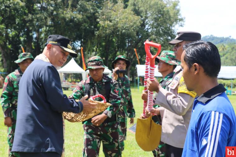 Buka TMMD ke-115, Gubernur Sumbar: TMMD Perkuat Hubungan TNI dan Rakyat