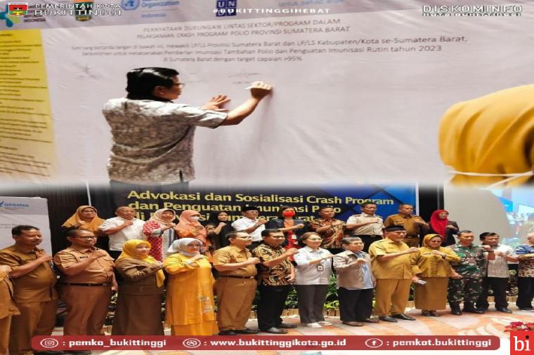 Bukittinggi Berikan Imunisasi 6-13 Maret 2023, Komit Antisipasi Virus Polio