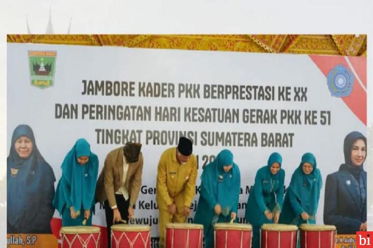 Bukittinggi Tuan Rumah Pelaksanaan Jambore PKK Berprestasi Ke-XX Tingkat Sumbar dan HKG...