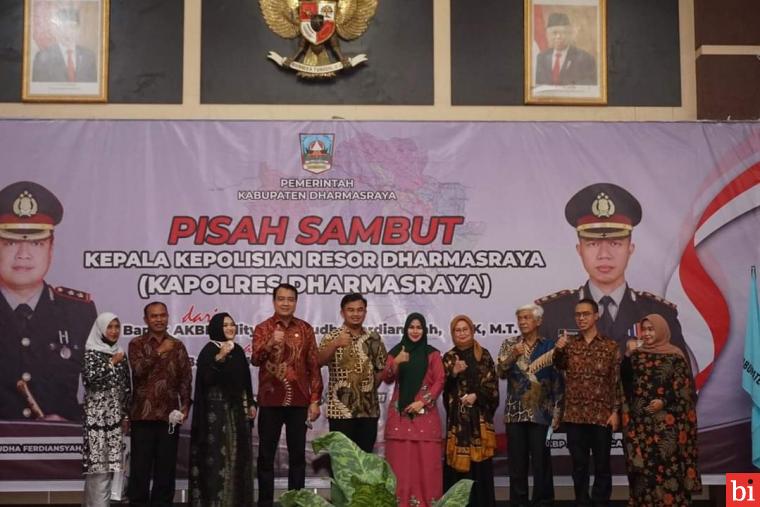 Bupati dan Wabup Hadiri Pisah Sambut Kapolres Dharmasraya