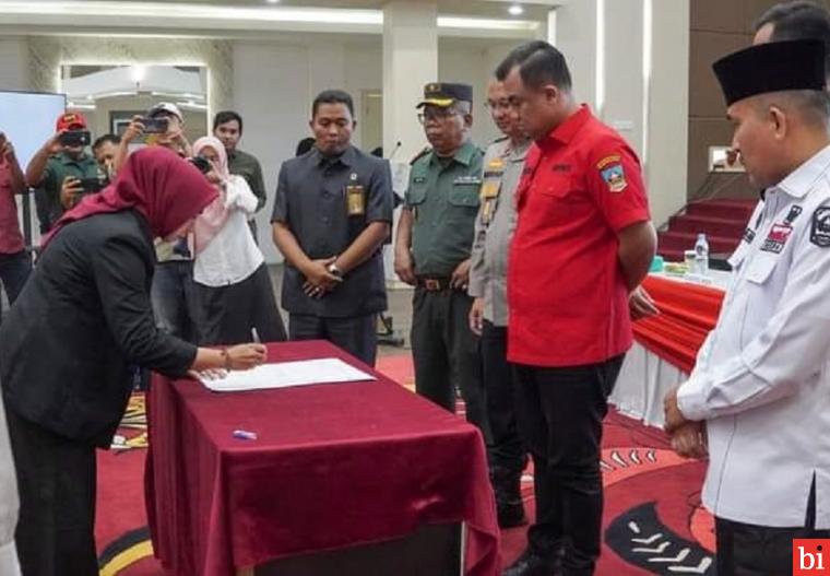 Bupati Dharmasraya Sutan Riska: Angka Kemiskinan Dharmasraya Terus Menurun