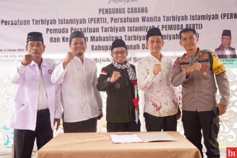 Bupati Eka Putra Hadiri Pelantikan dan Pengukuhan PERTI