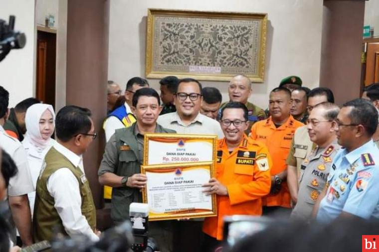 Bupati Eka Putra Paparkan Kondisi Terkini Pasca Bencana Banjir Lahar Dingin, Longsor Dan...