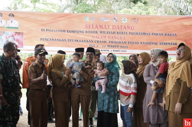 Bupati Launching Crash Program Pencegahan Penularan Virus Polio di Lima Puluh Kota