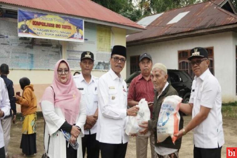 Bupati Limapuluh Kota Safaruddin Dt.Bandaro Rajo Meninjau Pelaksanaan Distribusi CBP