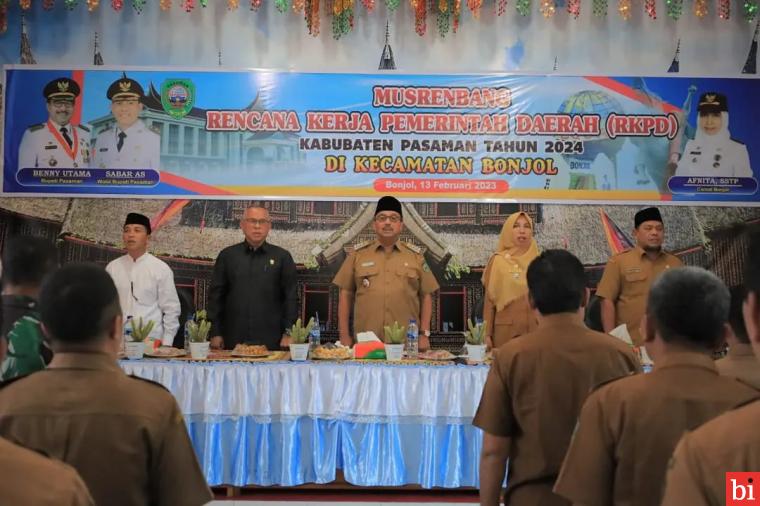 Bupati Pasaman Benny Utama Buka Musrenbang di Dua Kecamatan