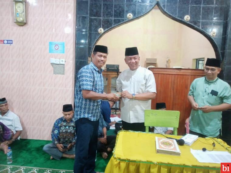 Bupati Pimpin Safari Ramadhan di Masjid Nurul Huda Lubuk Aur