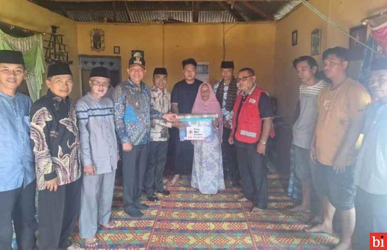 Bupati Sabar AS Kunjungi Korban Kebakaran Sebagai Bentuk Peduli Bencana