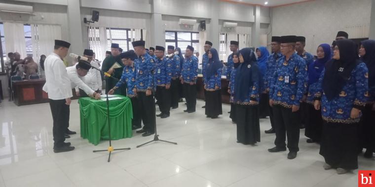 Bupati Sabar AS Lantik Pejabat administrator dan Fungsional