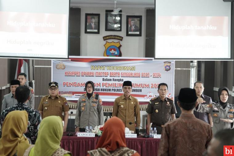 Bupati Safaruddin Hadiri Rakor Lintas Sektor Polres Payakumbuh