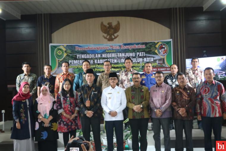 Bupati Safaruddin Mou dengan Pengadilan Negeri Tanjung Pati