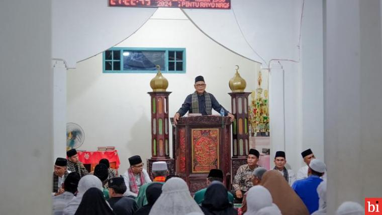 Bupati Solok Capt. H. Epyardi Asda Safari Ramadhan ke Masjid Ainul Yaqin