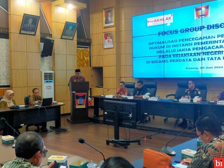 Cegah Terjadinya Permasalahan Hukum, Pemko Padang Gelar FGD