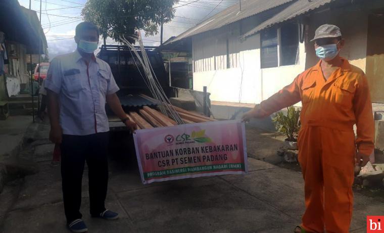 Cerita Bambang Usai Kandang dan Kambing Hangus Terbakar Hingga Dibantu PT Semen Padang