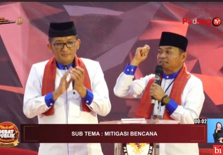 DEBAT PUTARAN DUA BERLANGSUNG PANAS, Iqbal Apresiasi Kinerja Hendri Septa Dalam hal...