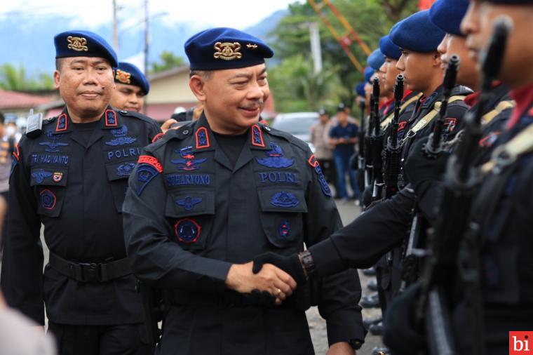 Di Mako Brimob Polda Sumbar, Kapolda hadiri Syukuran HUT Brimob Polri ke-77