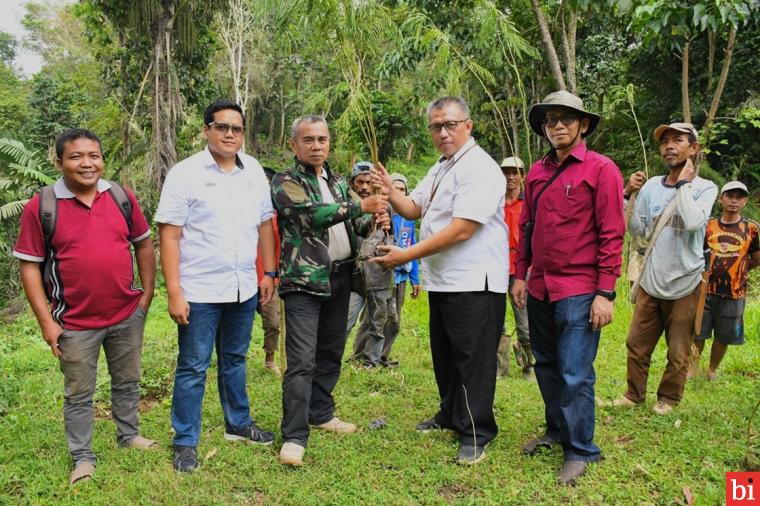 Dibantu Bibit Semen Padang, Kelompok Tani Tanjuang Gadang  Tanam 10.000 Kaliandra Merah